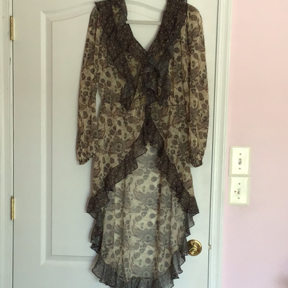 Anthropology “Let me Be” over dress